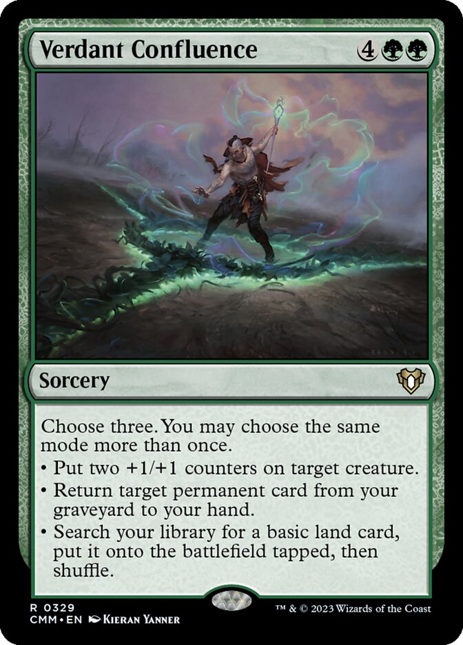 Verdant Confluence 329 (Commander Masters)  - Foil | Good Games Adelaide SA