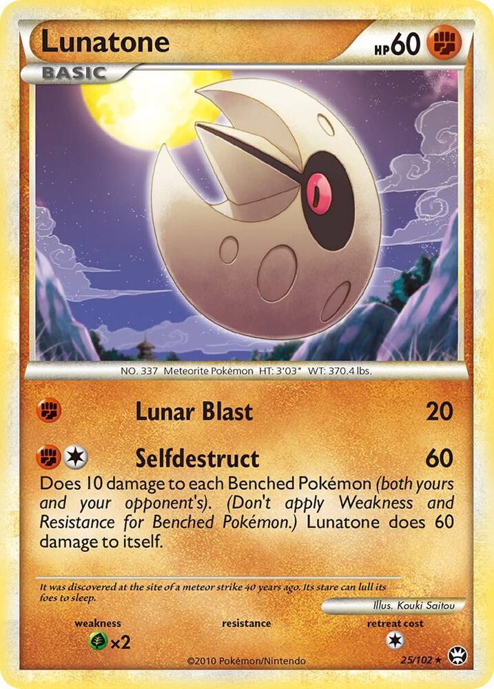 Lunatone 25/102 (Triumphant)  | Good Games Adelaide SA