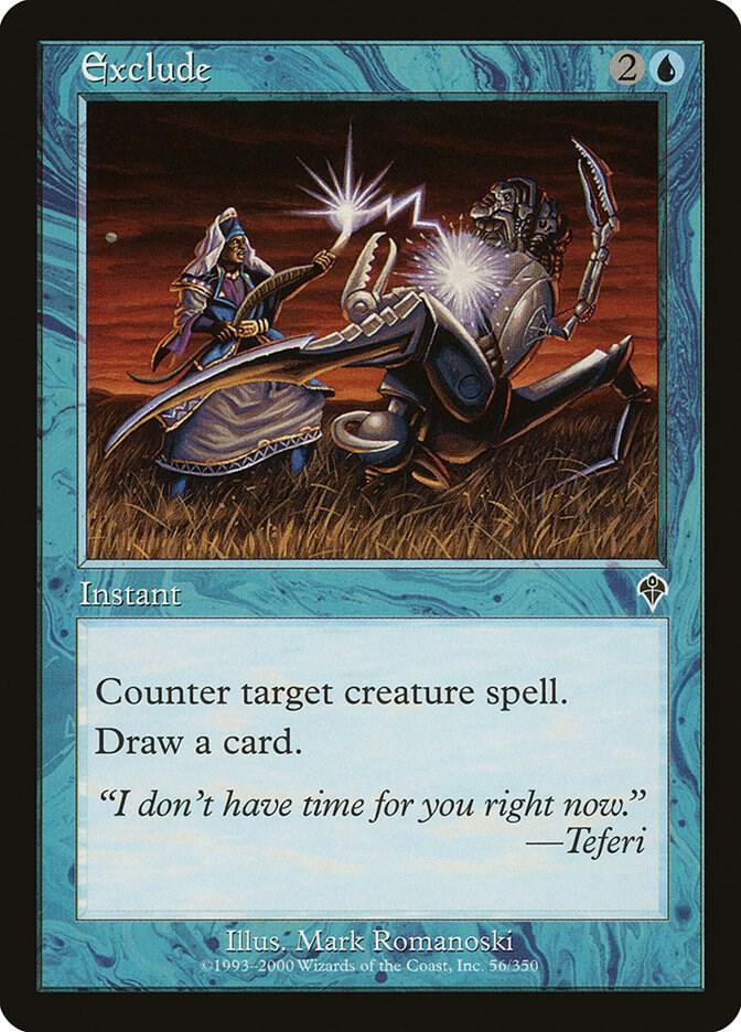 Exclude 56 (Invasion)  - Foil | Good Games Adelaide SA