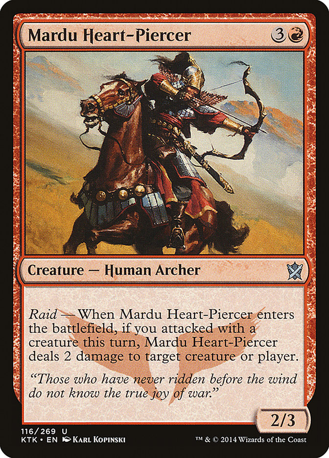 Mardu Heart-Piercer 116 (Khans of Tarkir)  | Good Games Adelaide SA