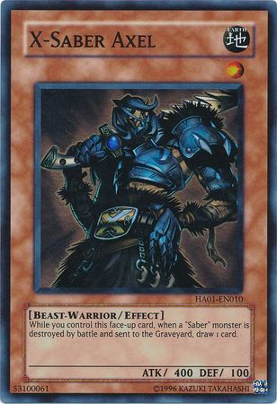 X-Saber Axel [HA01-EN010] Super Rare | Good Games Adelaide SA