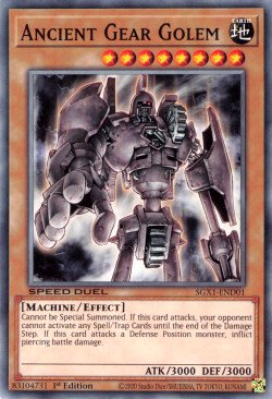 Ancient Gear Golem [SGX1-END01] Common | Good Games Adelaide SA