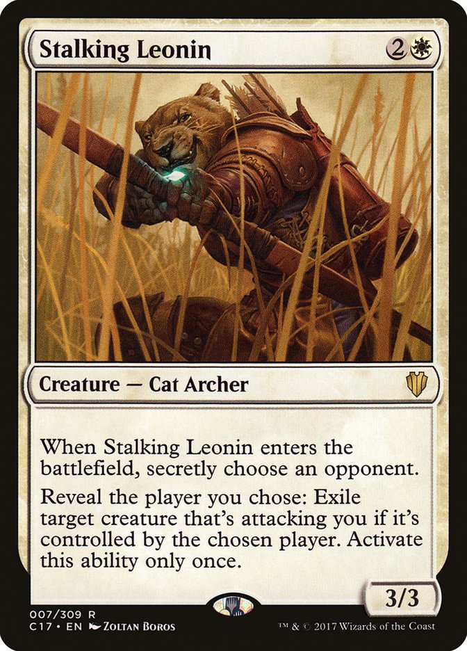 Stalking Leonin [Commander 2017] | Good Games Adelaide SA