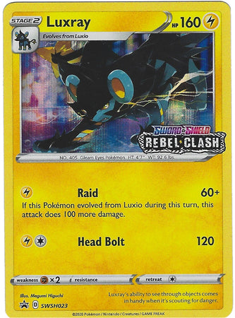 Luxray (SWSH023) (Prerelease Promo) [Sword & Shield: Black Star Promos] | Good Games Adelaide SA