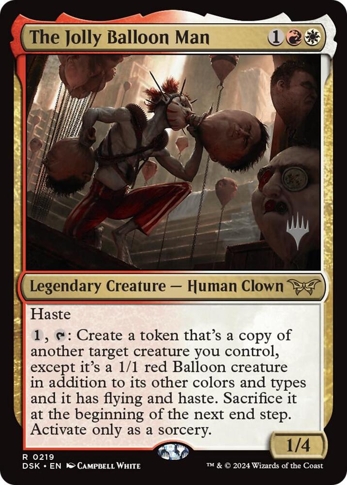 The Jolly Balloon Man 219 (Promo Pack: Duskmourn: House of Horror)  - Foil | Good Games Adelaide SA