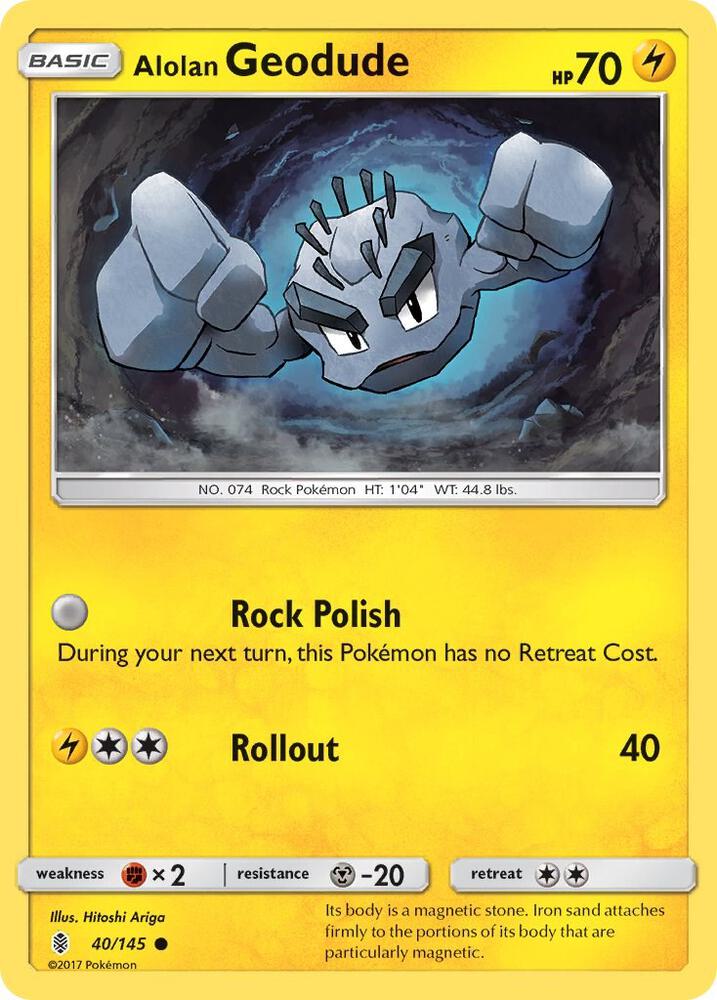 Alolan Geodude 40/145 (SM - Guardians Rising)  | Good Games Adelaide SA