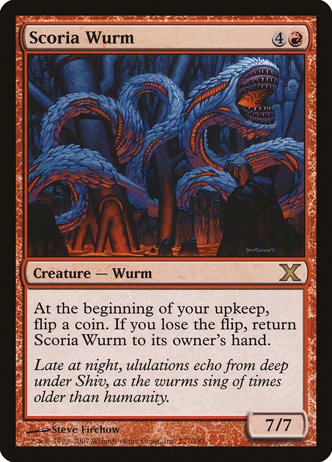 Scoria Wurm 227 (10th Edition)  | Good Games Adelaide SA