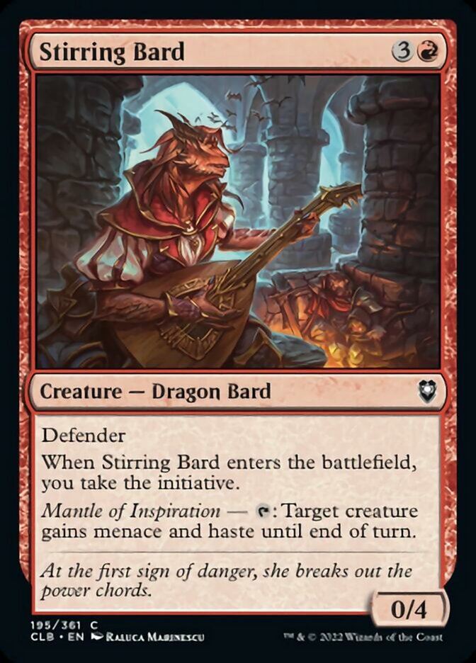 Stirring Bard [Commander Legends: Battle for Baldur's Gate] | Good Games Adelaide SA
