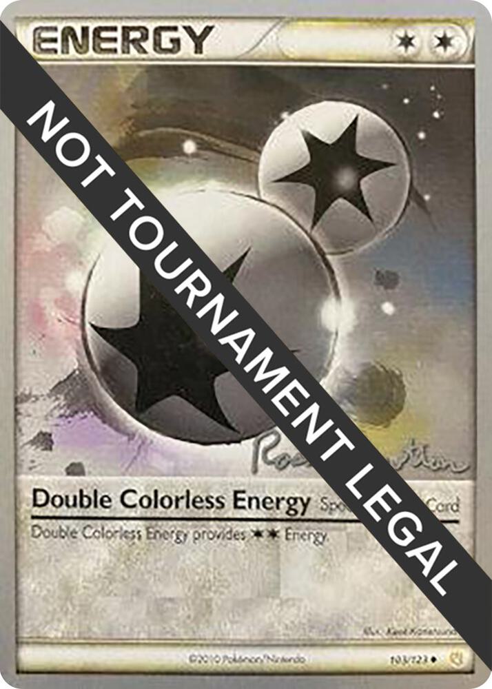 Double Colorless Energy 2011 Ross Cawthon 103/123 (World Championship Decks)  | Good Games Adelaide SA