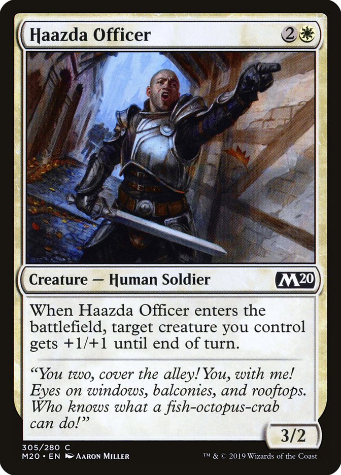 Haazda Officer [Core Set 2020] | Good Games Adelaide SA