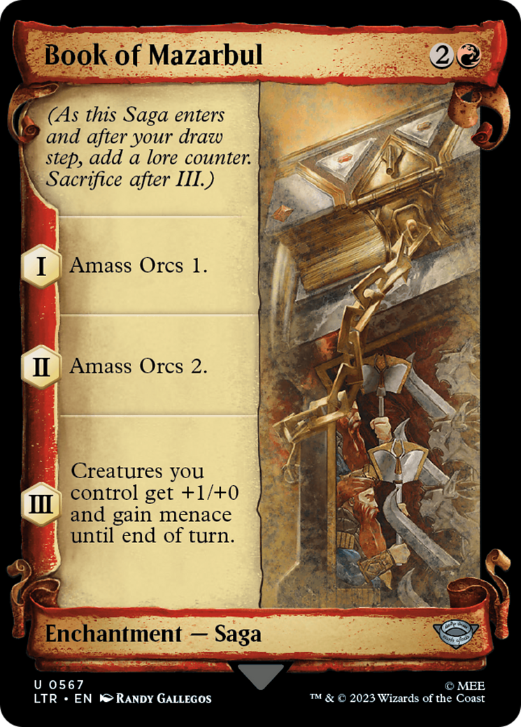 Book of Mazarbul [The Lord of the Rings: Tales of Middle-Earth Showcase Scrolls] | Good Games Adelaide SA