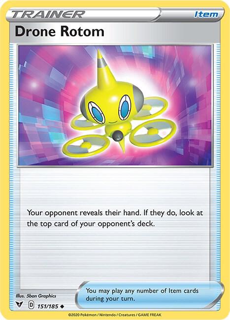 Drone Rotom 151/185 (SWSH04: Vivid Voltage)  - Reverse Holofoil | Good Games Adelaide SA