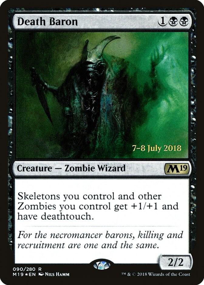 Death Baron 90 (Prerelease Cards)  - Foil | Good Games Adelaide SA