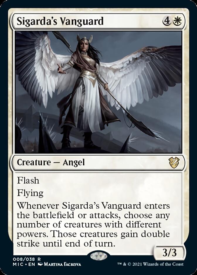 Sigarda's Vanguard [Innistrad: Midnight Hunt Commander] | Good Games Adelaide SA