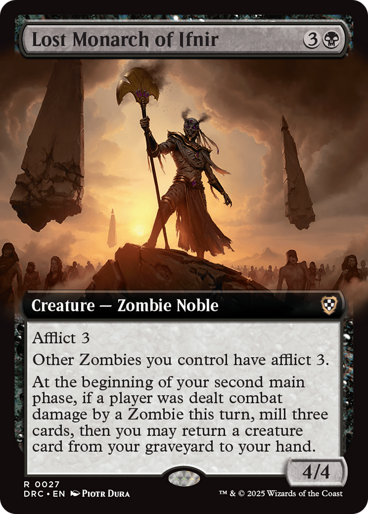 Lost Monarch of Ifnir (Extended Art) [Aetherdrift Commander] | Good Games Adelaide SA