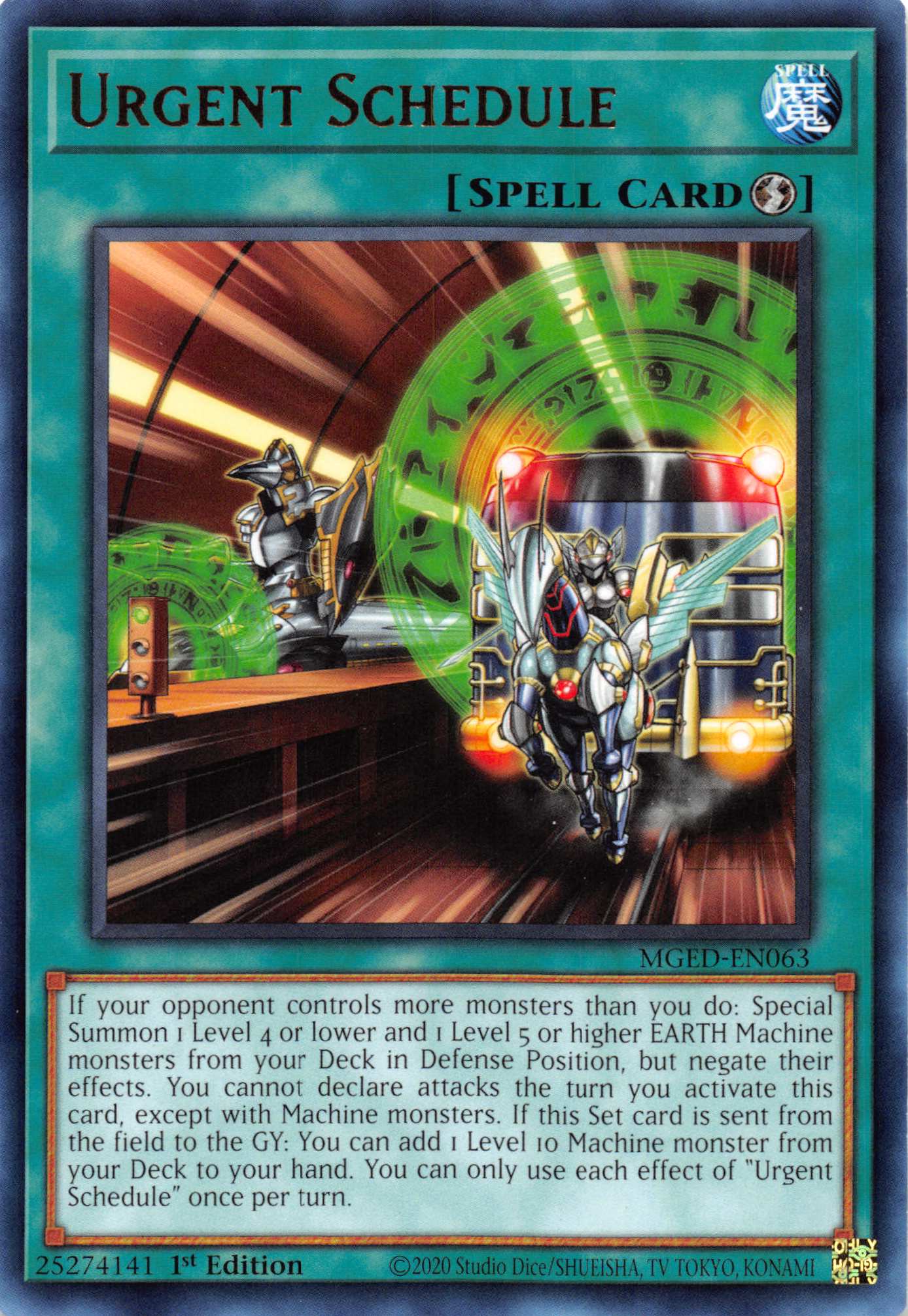 Urgent Schedule [MGED-EN063] Rare | Good Games Adelaide SA