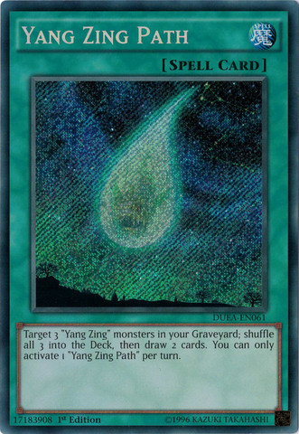 Yang Zing Path [DUEA-EN061] Secret Rare | Good Games Adelaide SA