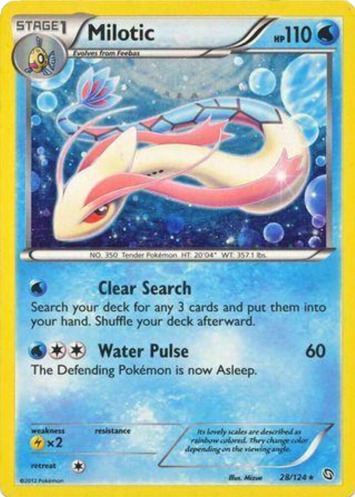 Milotic 28 124 Cosmos Holo 028/124 (Blister Exclusives)  - Holofoil | Good Games Adelaide SA