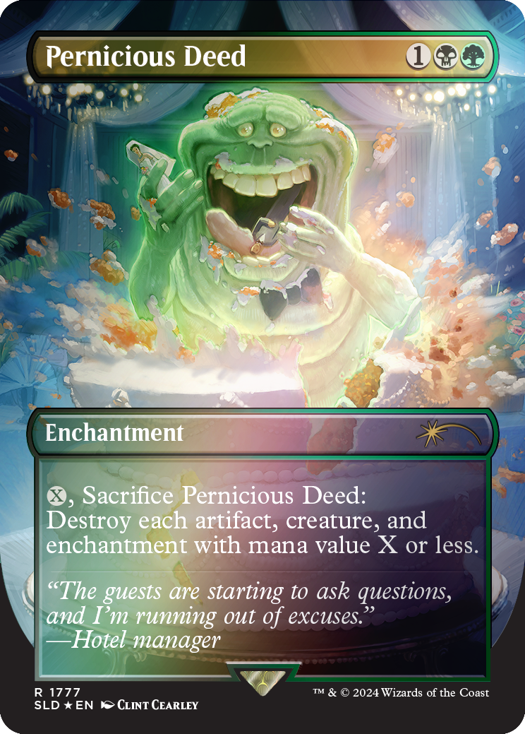 Pernicious Deed (Rainbow Foil) [Secret Lair Drop Series] | Good Games Adelaide SA