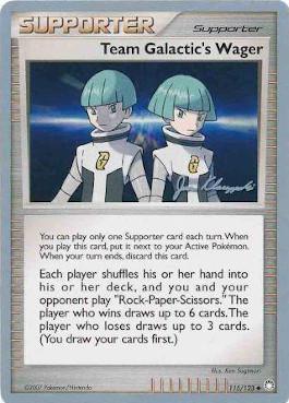 Team Galactic's Wager (115/123) (Psychic Lock - Jason Klaczynski) [World Championships 2008] | Good Games Adelaide SA