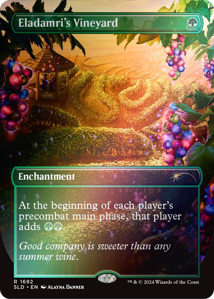 Eladamris Vineyard Rainbow Foil 1692 (Secret Lair Drop Series)  - Foil | Good Games Adelaide SA