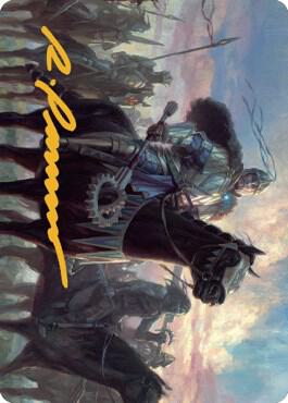 Shanid Sleepers Scourge Art Card Gold Stamped Signature 54 (Art Series: Dominaria United)  | Good Games Adelaide SA