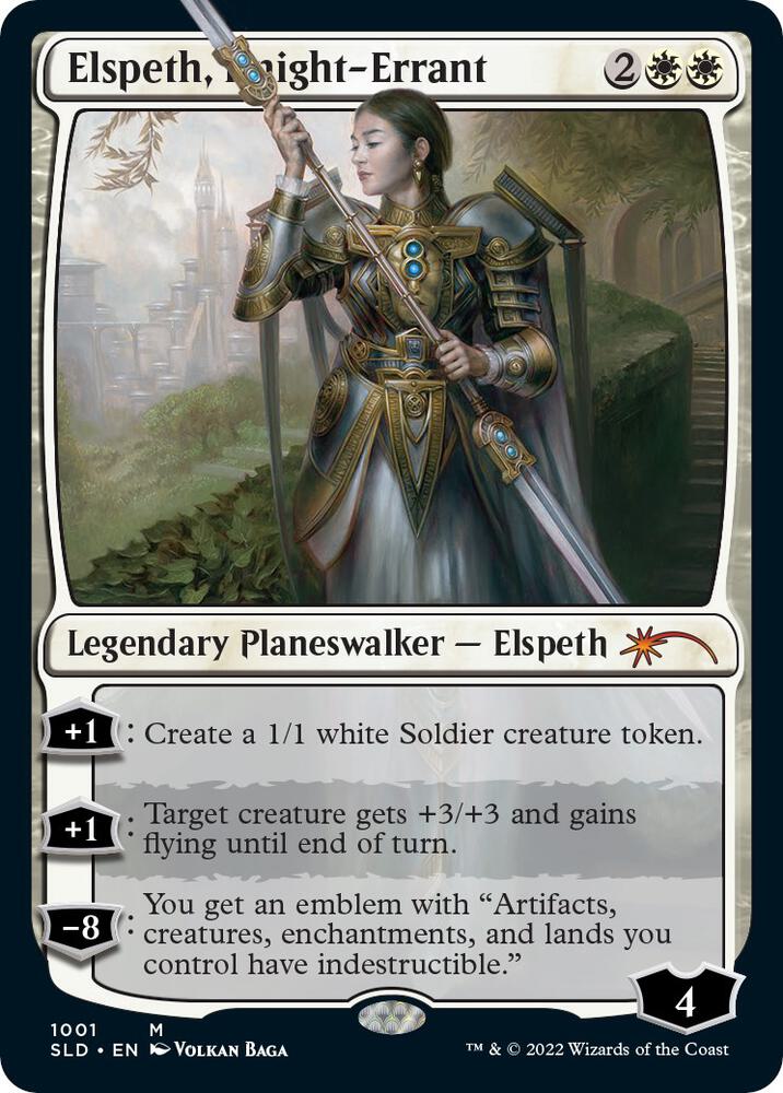 Elspeth Knight Errant 1001 (Secret Lair Drop Series)  - Foil | Good Games Adelaide SA