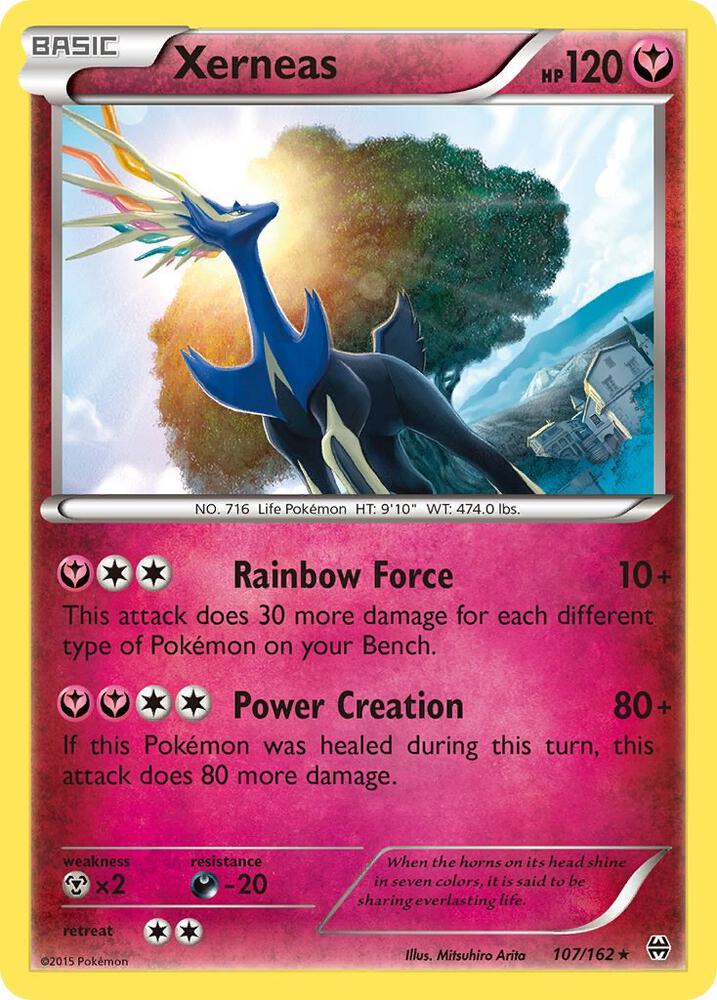 Xerneas 107 162 XY BREAKthrough 107/162 (Deck Exclusives)  | Good Games Adelaide SA