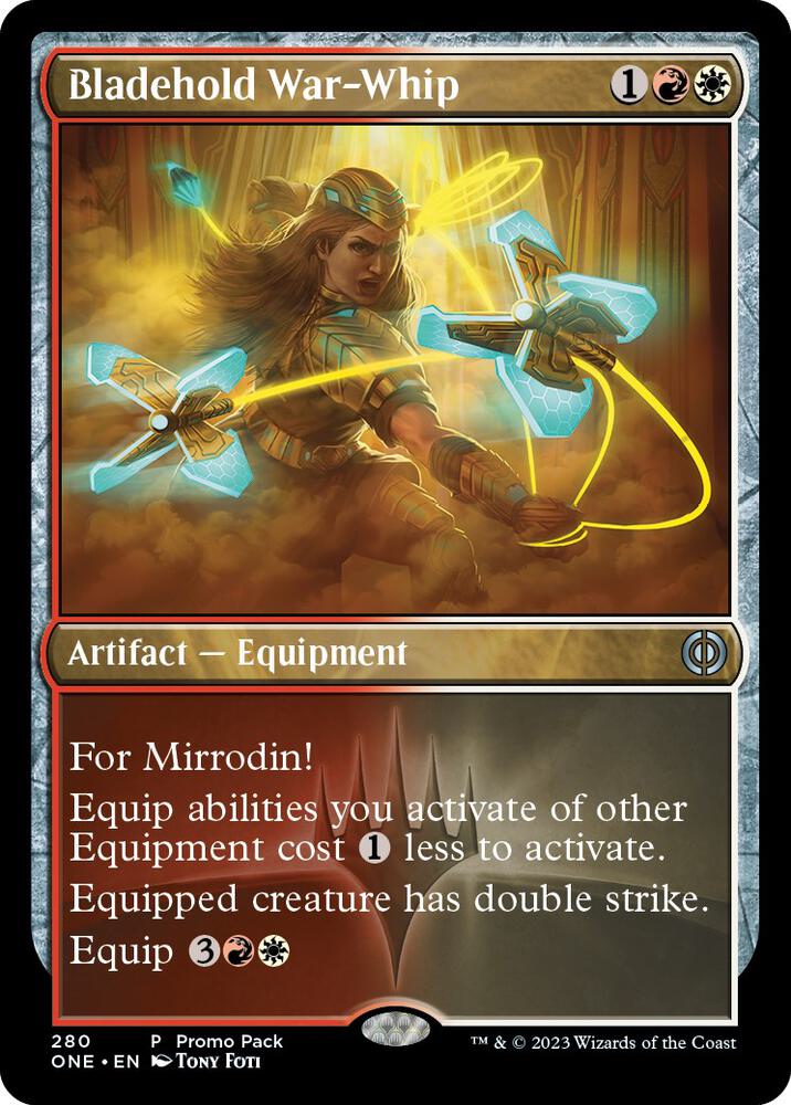 Bladehold War Whip 280 (Promo Pack: Phyrexia: All Will Be One)  | Good Games Adelaide SA