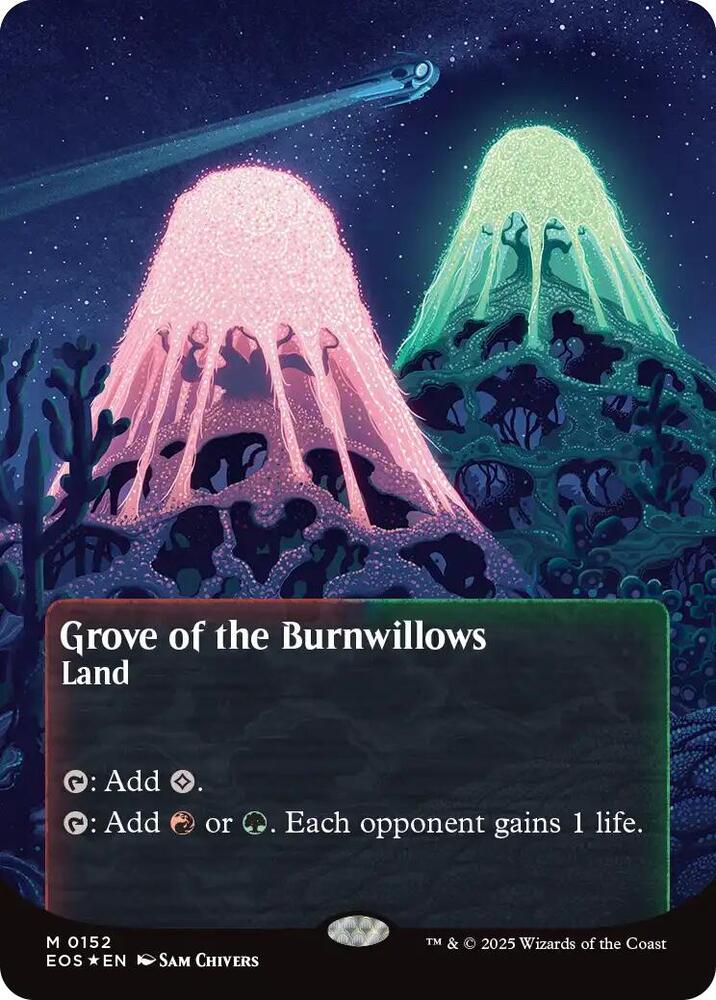 Grove of the Burnwillows  152 (Edge of Eternities: Stellar Sights)  - Foil | Good Games Adelaide SA
