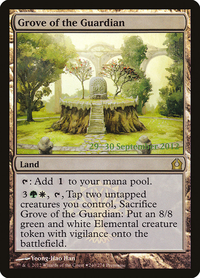 Grove of the Guardian [Return to Ravnica Promos] | Good Games Adelaide SA