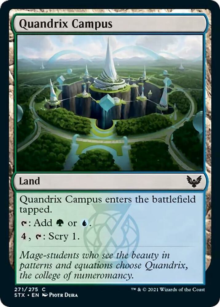 Quandrix Campus 271 (Strixhaven: School of Mages)  - Foil | Good Games Adelaide SA