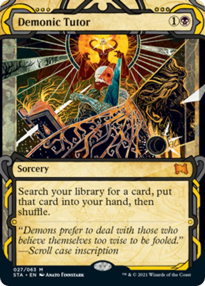Demonic Tutor 27 (Strixhaven: Mystical Archives)  - Foil | Good Games Adelaide SA