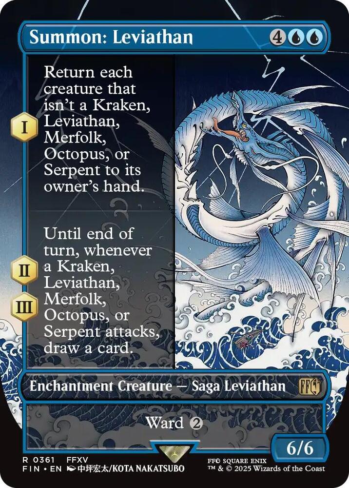Summon: Leviathan 361/309 (FINAL FANTASY)  - Borderless | Good Games Adelaide SA