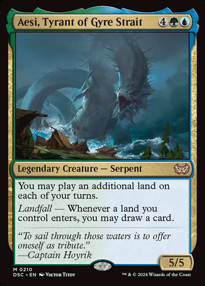 Aesi, Tyrant of Gyre Strait 210 (Commander: Duskmourn: House of Horror)  | Good Games Adelaide SA