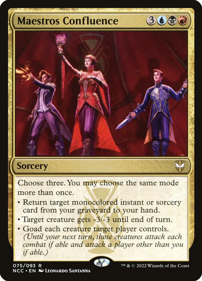Maestros Confluence 75 (Commander: Streets of New Capenna)  | Good Games Adelaide SA