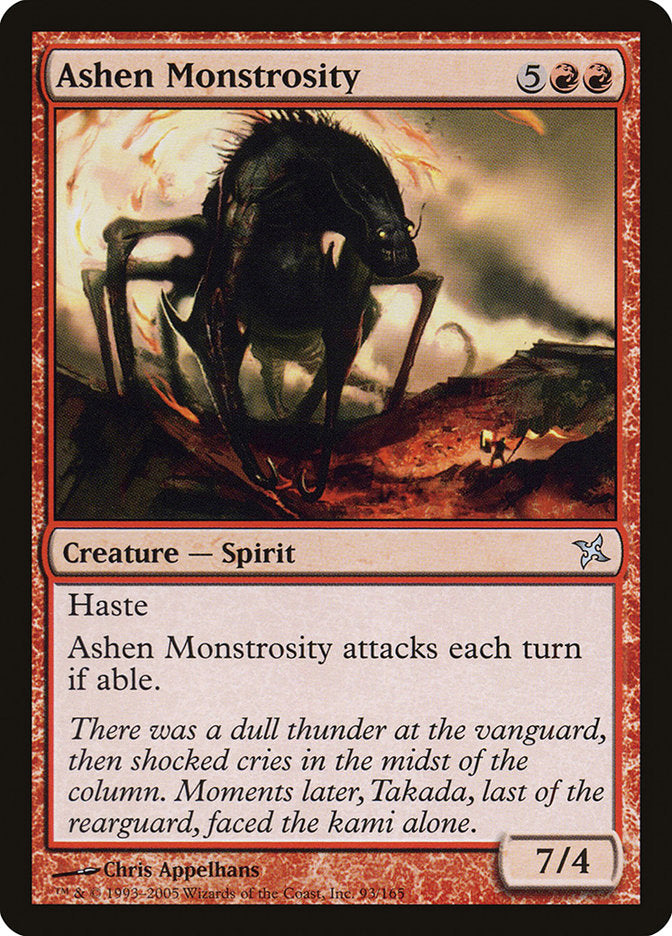 Ashen Monstrosity 93 (Betrayers of Kamigawa)  - Foil | Good Games Adelaide SA
