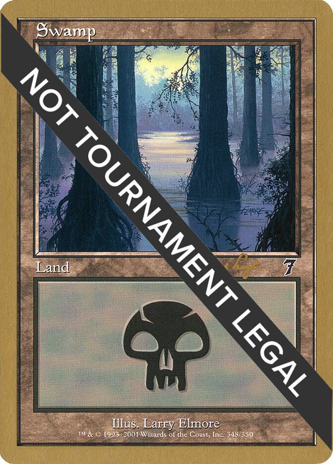 Swamp 348 2001 Tom van de Logt 7ED tvdl348/138 (World Championship Decks)  | Good Games Adelaide SA