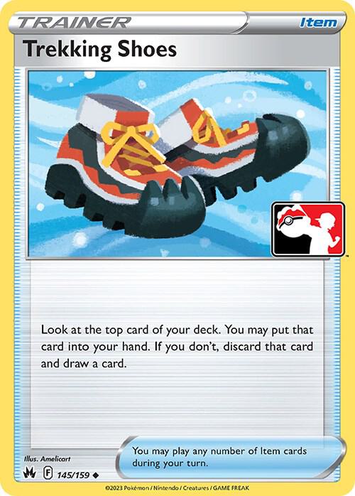 Trekking Shoes Series 3/4 145/159 (Prize Pack Series Cards)  - Holofoil | Good Games Adelaide SA