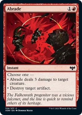 Abrade 139 (Innistrad: Crimson Vow)  | Good Games Adelaide SA