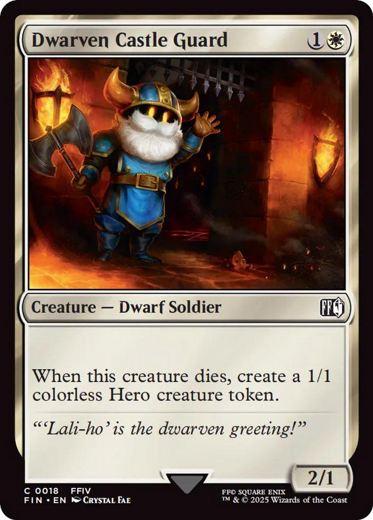 Dwarven Castle Guard [FINAL FANTASY] | Good Games Adelaide SA