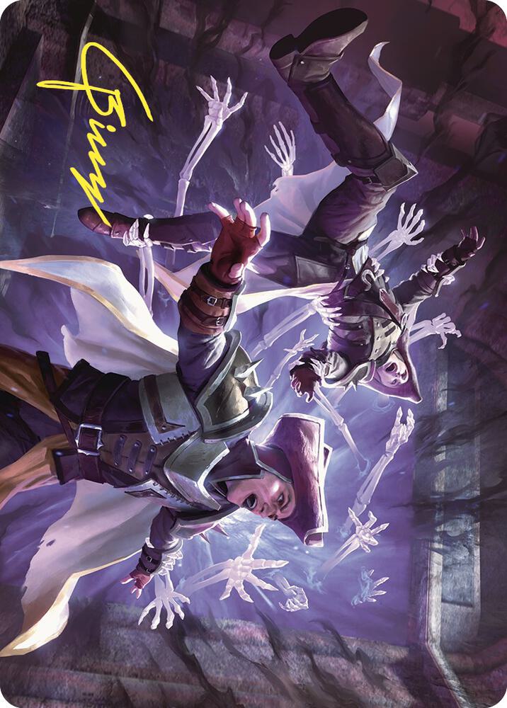 Grave Pact Art Card Gold Stamped Signature 19 (Art Series: Commander Masters)  | Good Games Adelaide SA
