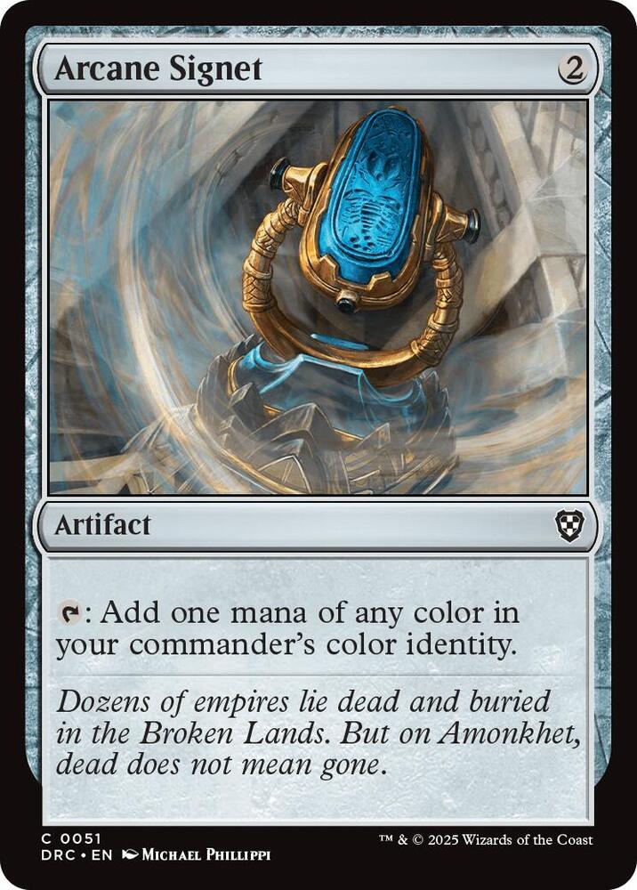 Arcane Signet 51/187 (Commander: Aetherdrift)  | Good Games Adelaide SA
