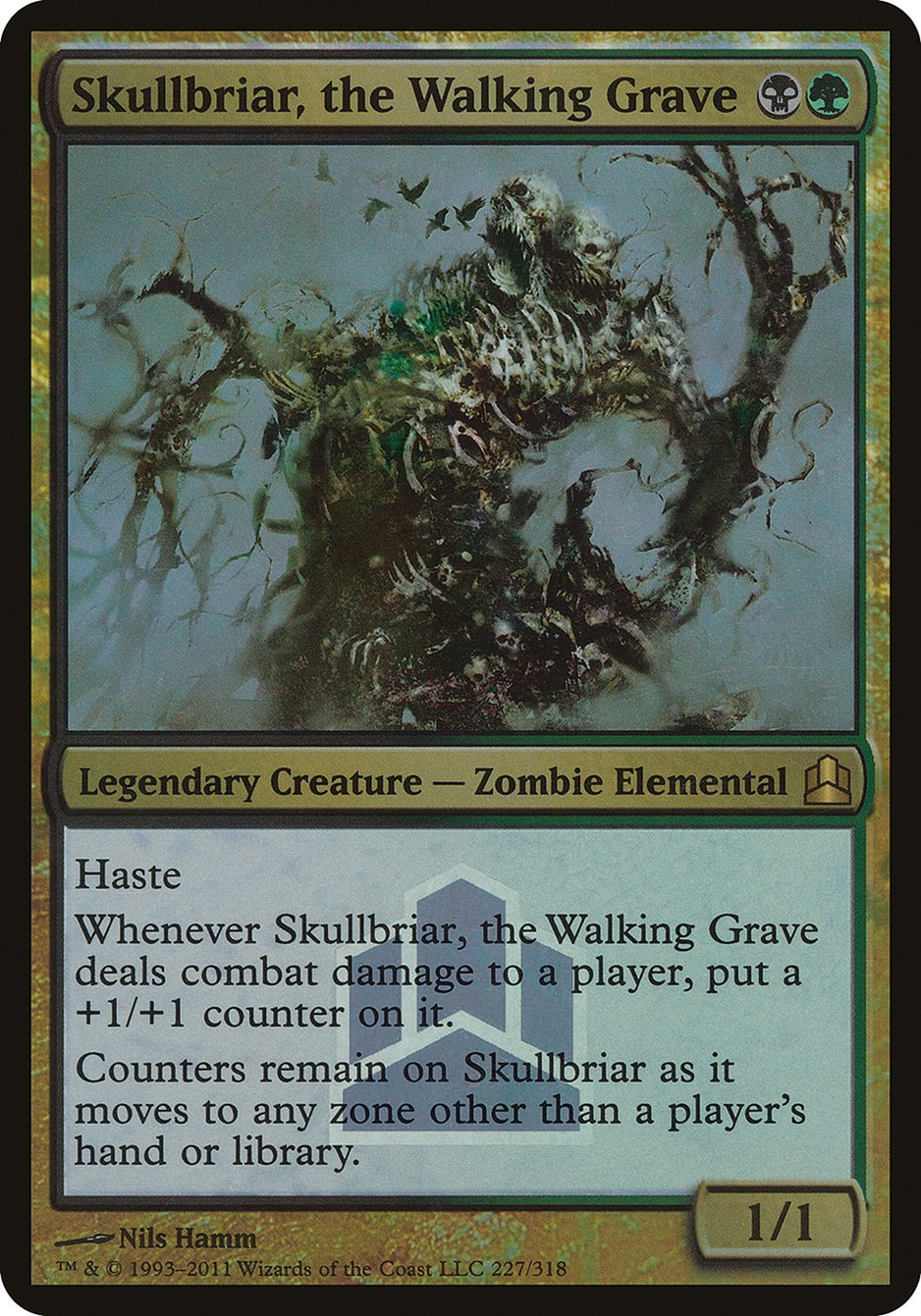 Skullbriar, the Walking Grave (Commander Launch Promo) [Commander 2011 Launch Party] | Good Games Adelaide SA