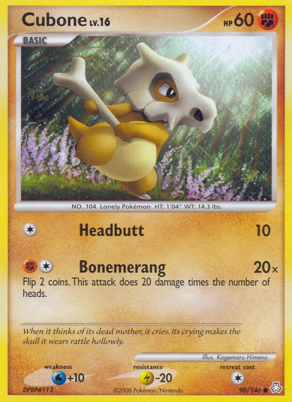 Cubone (90/146) [Diamond & Pearl: Legends Awakened] | Good Games Adelaide SA