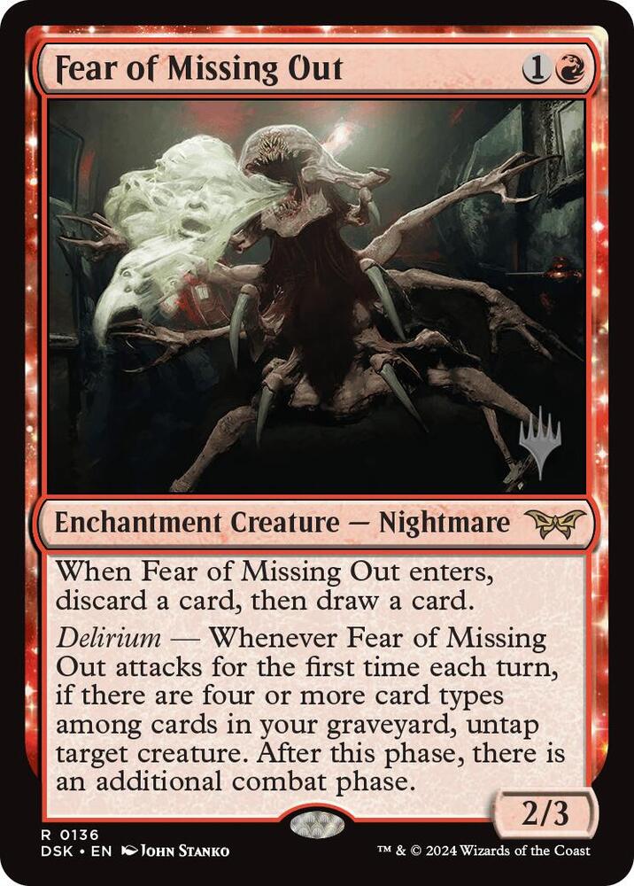 Fear of Missing Out 136 (Promo Pack: Duskmourn: House of Horror)  | Good Games Adelaide SA