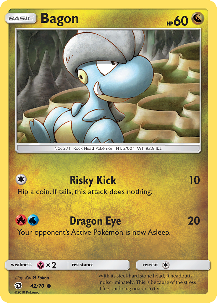 Bagon (42/70) [Sun & Moon: Dragon Majesty] | Good Games Adelaide SA