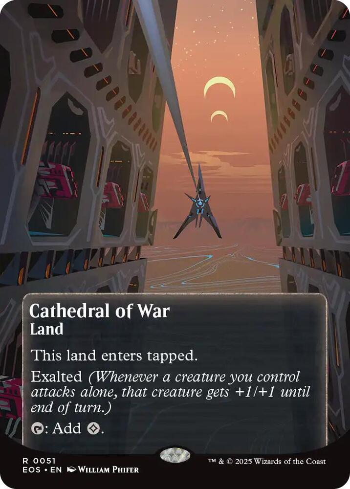 Cathedral of War 51/0 (Edge of Eternities: Stellar Sights)  - Borderless | Good Games Adelaide SA