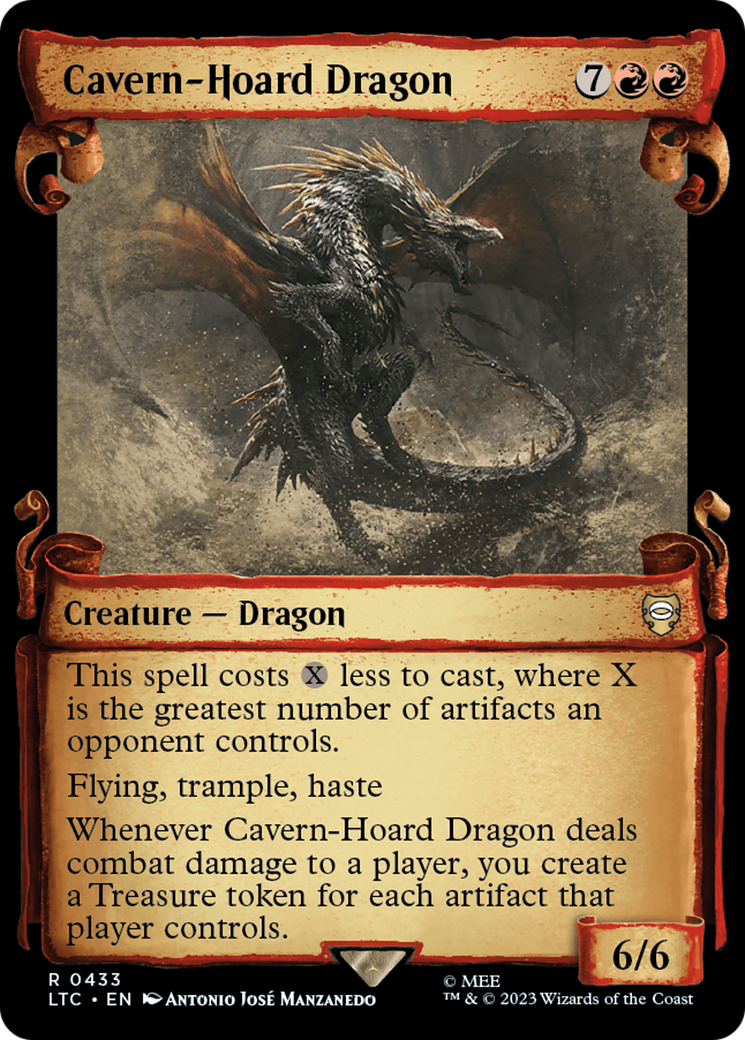 Cavern-Hoard Dragon [The Lord of the Rings: Tales of Middle-Earth Commander Showcase Scrolls] | Good Games Adelaide SA