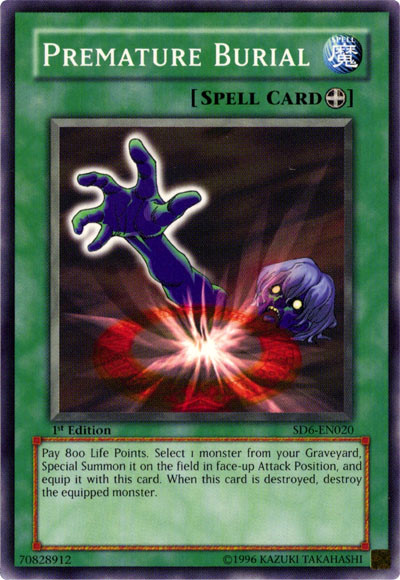 Premature Burial [SD6-EN020] Common | Good Games Adelaide SA